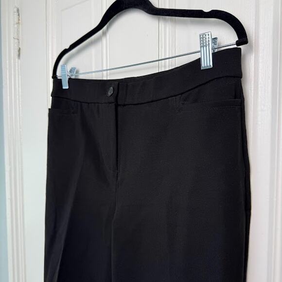 QVC Tailored by Susan Graver Smart Ponte Slim Leg Trousers Womens Medium Petite - Picture 2 of 11